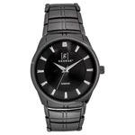 George Men's 41mm Gunmetal Tone Slim Case Bracelet Watch