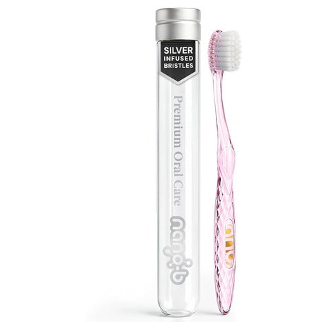 Manual Silver Soft/Medium Bristles Toothbrush W/ Sensitive Gums