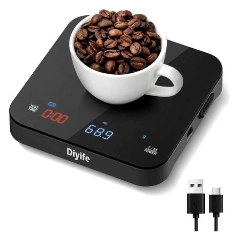 Diyife Professional Mini Coffee Scale With Timer