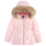 S Rothschild & CO Toddler and Little Girls Foil Quilt Puffer coat