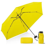 LEAGERA Compact Travel Umbrella W/ Case (Multiple Colors)