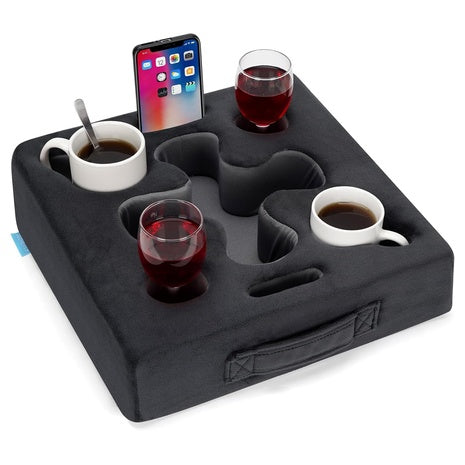 Couch Cup Holder-Sofa Caddy For Bed, Rv, Tv, Backseat