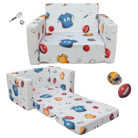 Kids Convertible Sofa Lounger