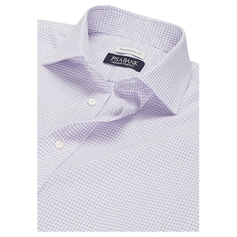 Jos. A. Bank Comfort Stretch Traditional Fit Grid Dress Shirt