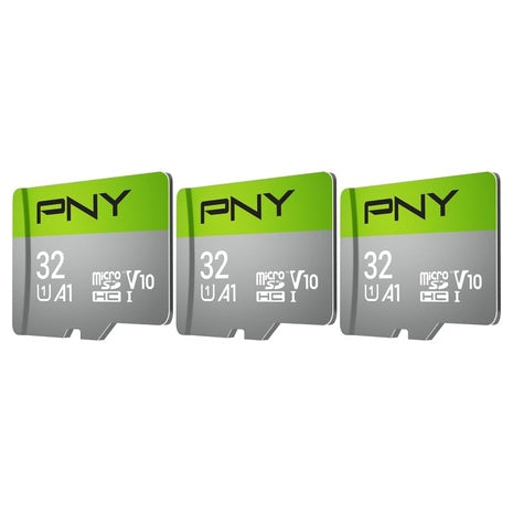 3-Pack PNY 32GB microSDHC Memory Cards