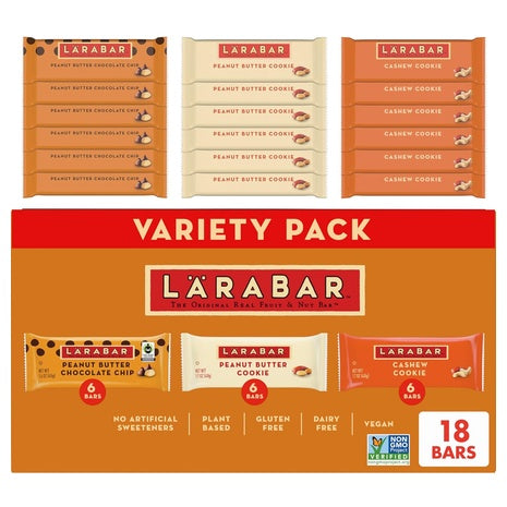 18 Larabar Cookie Bars Variety Pack