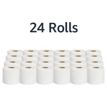 24-Rolls Amazon Basics 2-Ply Ultra Plus Individually Wrapped Toilet Paper