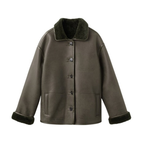 Faux Shearling Coat