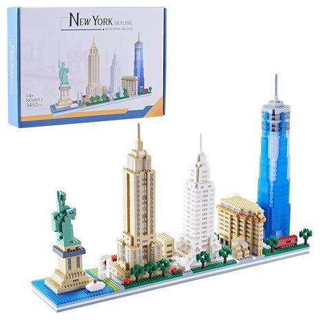 3,452 Piece New York Skyline Building Set