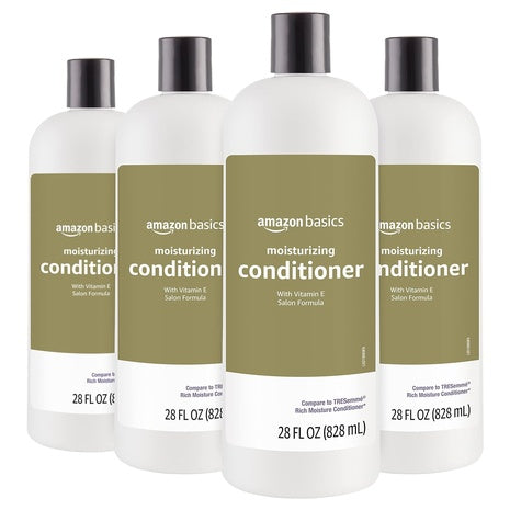 4-Pack 28oz Amazon Basics Moisture Rich Conditioner
