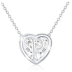 18K Gold Plated Heart Initial Necklace (All ABC's)