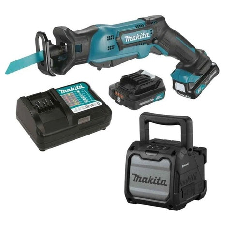 Makita 12V Max CXT Reciprocating Saw And Bluetooth Speaker Kit (2.0Ah)
