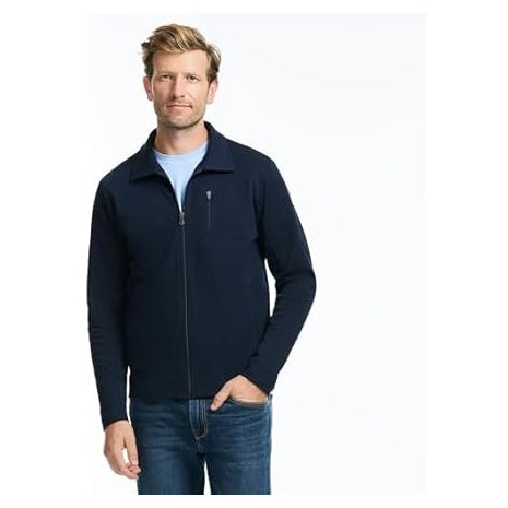 Saks Fifth Avenue Men’s Pique Premium Knit Full Zip Sweater