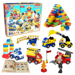 171-Piece Toddler Building Blocks Car Set