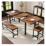 5-Piece Gaomon Modern Extendable Dining Table Set
