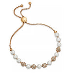Charter Club Pavé & Imitation Pearl Slider Bracelet