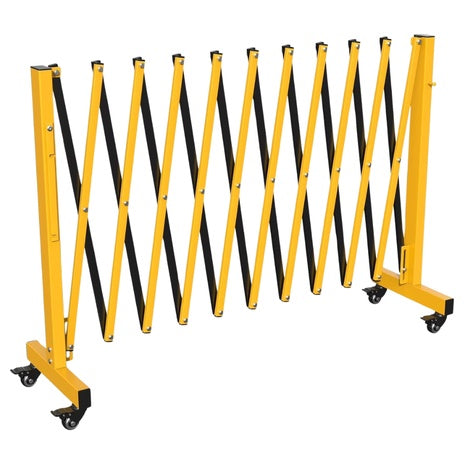 Expandable 11' Steel Safety Barricade