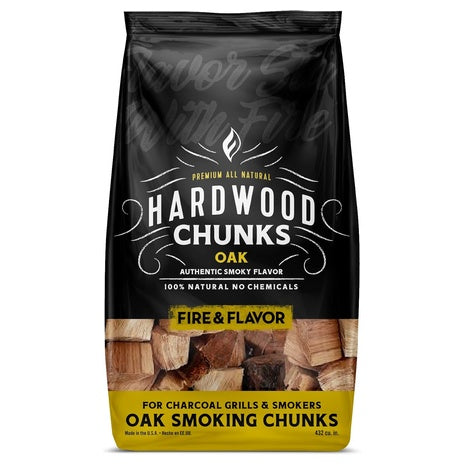 4-Lb Fire & Flavor Oak Wood Smoking Chunks