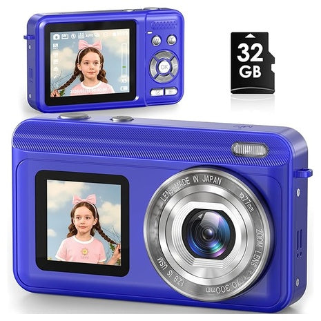 Dual-Screen Compact Digital Camera