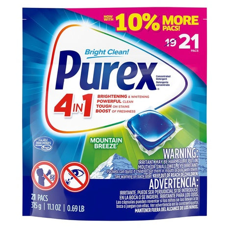 Purex Pacs or Liquid Laundry Detergent