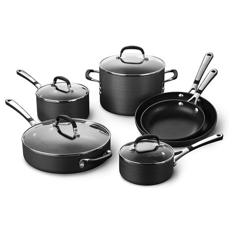 Calphalon 10-Piece Nonstick Cookware Set with Stay-Cool Handles