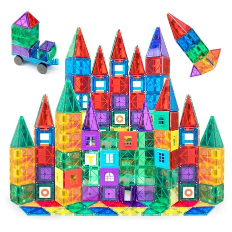 150-Piece Playmags Magnetic Building Set