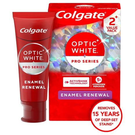 Targeted: 2-Pack Colgate Optic White Pro Series Toothpaste + $12 Walmart Cash