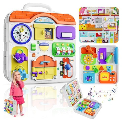15-in-1 Musical Busy Board Toy