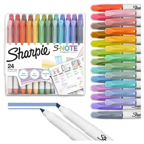 24 Sharpie S-Note Creative Markers