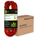 12-Pack of 8-Ft Heavy Duty Outdoor Extension Cords