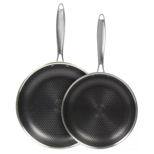 Sedona Kitchen Glidesteel Stainless Steel Nonstick Frypan Set
