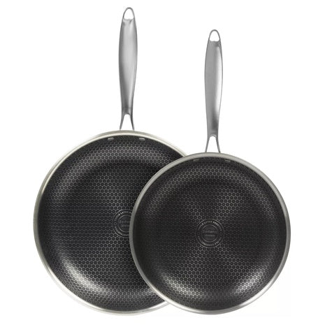 Sedona Kitchen Glidesteel Stainless Steel Nonstick Frypan Set