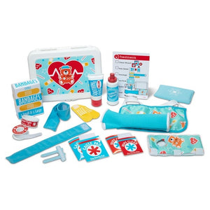 25 Piece Get Well First Aid Kit Play Set