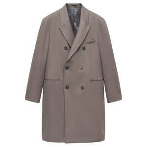 100% Italian Wool Double Breasted Coat