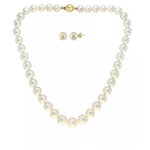 2-Piece EFFY Cultured Freshwater Pearl Strand Necklace & Matching Stud Earrings