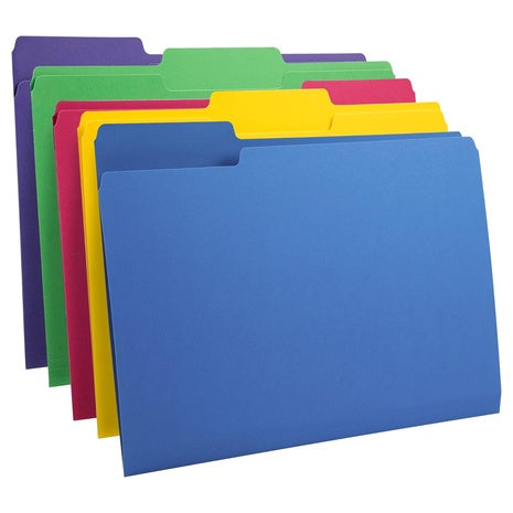 400 3-Tab Heavyweight Manila File Folders
