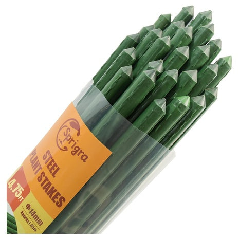 25-Pack Sprigra Approx 5FT Steel Garden Stakes