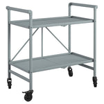 Cosco Outdoor & Indoor Folding Serving Cart with Wheels