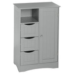 Bathroom Floor Cabinet with 1 Door & 3 Drawers