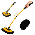 WillingHeart 15 Deg. Curved Car Wash Brush With 43" Long Handle