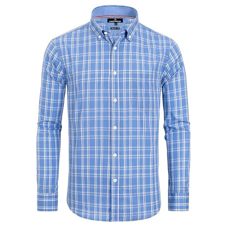 Alimens & Gentle Men's Plaid Button Down Shirts