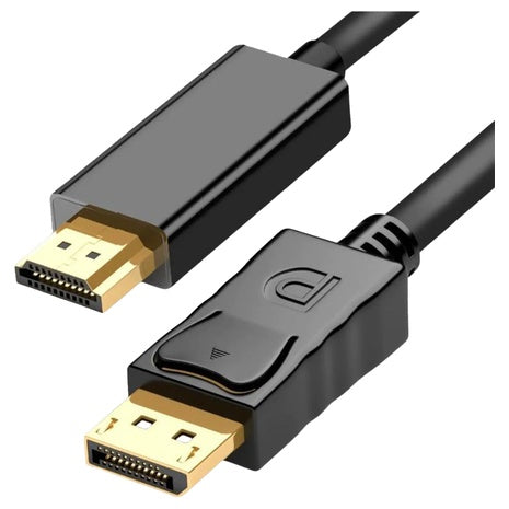 6ft Hannord DP To HDMI Male To Male Adapter DisplayPort Cable