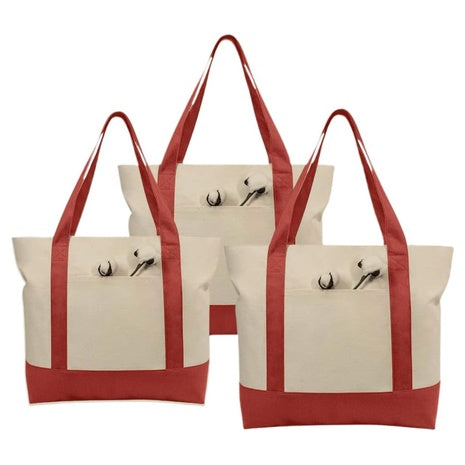 3-Pack Simpli-Magic Stylish Canvas Tote Bag