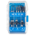 HART 7-Piece Decorative Router Bit Set With Modular Storage Case