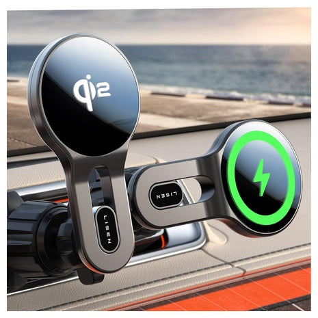 Lisen 15W Qi2 MagSafe Car Charger Mount