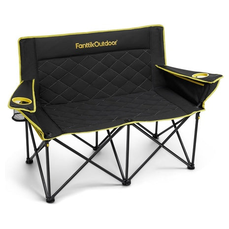 FanttikOutdoor Zeta L11 Duo Pro Double Camping Chair W/ Cup Holders & Carry Bag