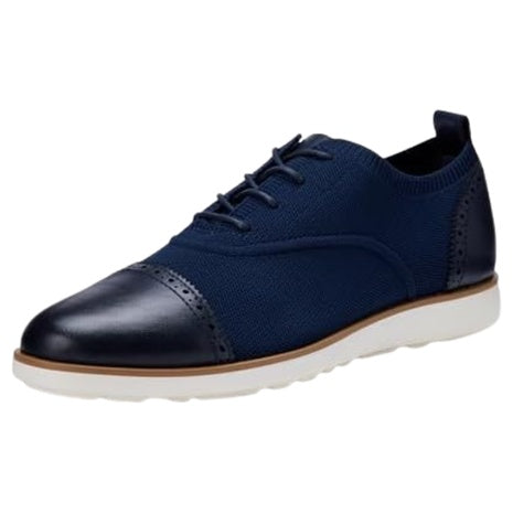 Amazon Essentials Men's Oxford Brogue Knit Dress Sneakers (2 Colors)