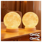2 Rechargeable Moonlight Lamps