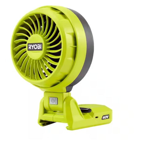 RYOBI 40V Cordless Battery Topper Fan (Tool Only)
