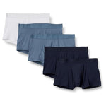5-Pack Men's Cotton Jersey Boxer Briefs (4 Colors)